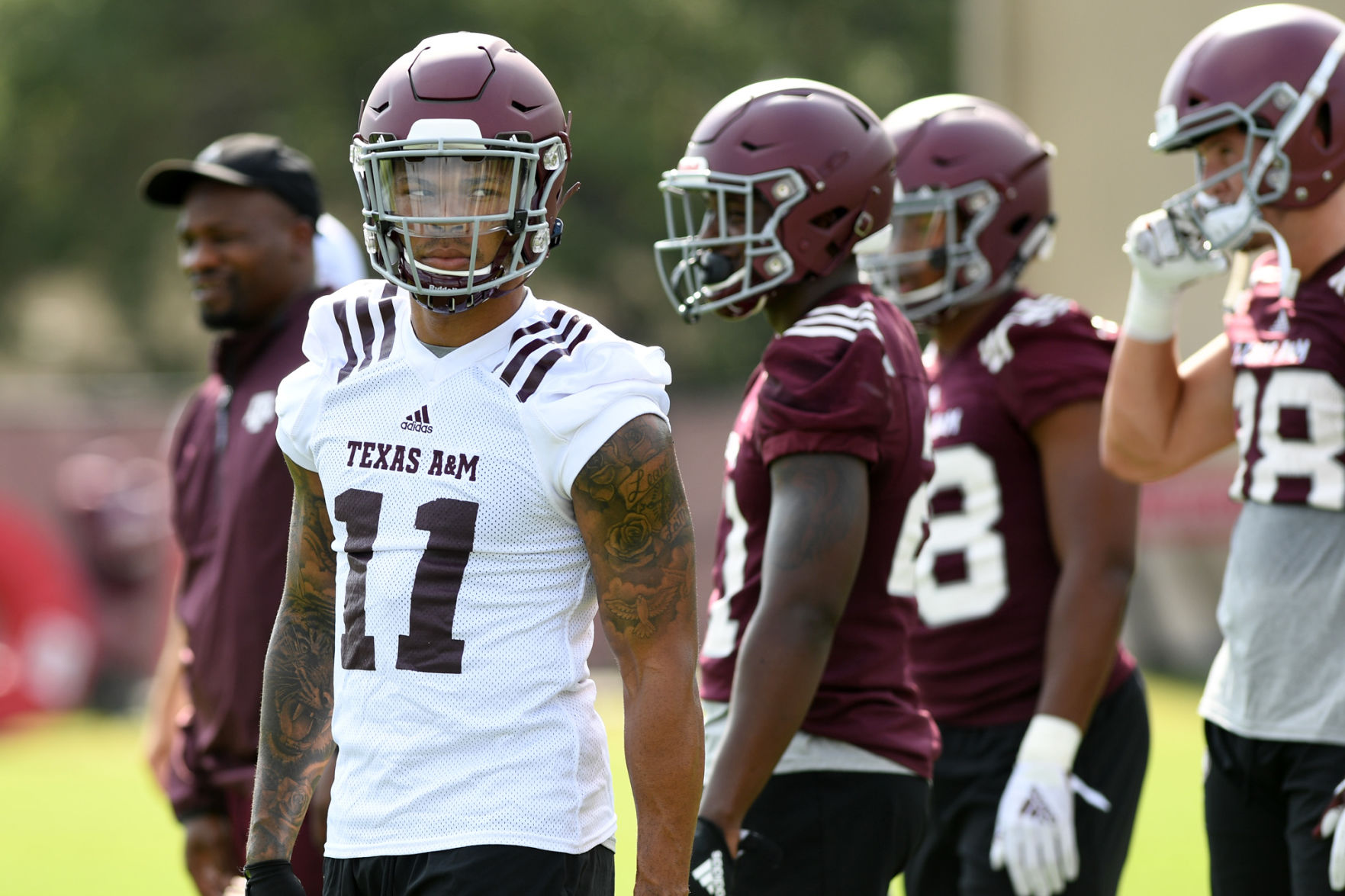 Texas A&M football practice